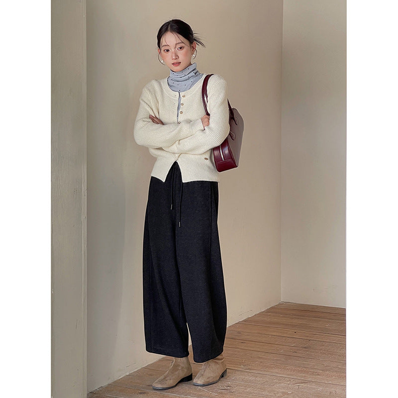 Dame afslappet fritidsbuks med elastisk talje og afslappet pasform Stilla