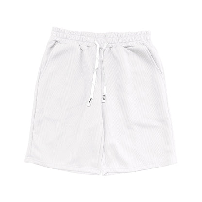 Herrer behagelige sportsshorts med elastisk talje og sidetaske Stilla
