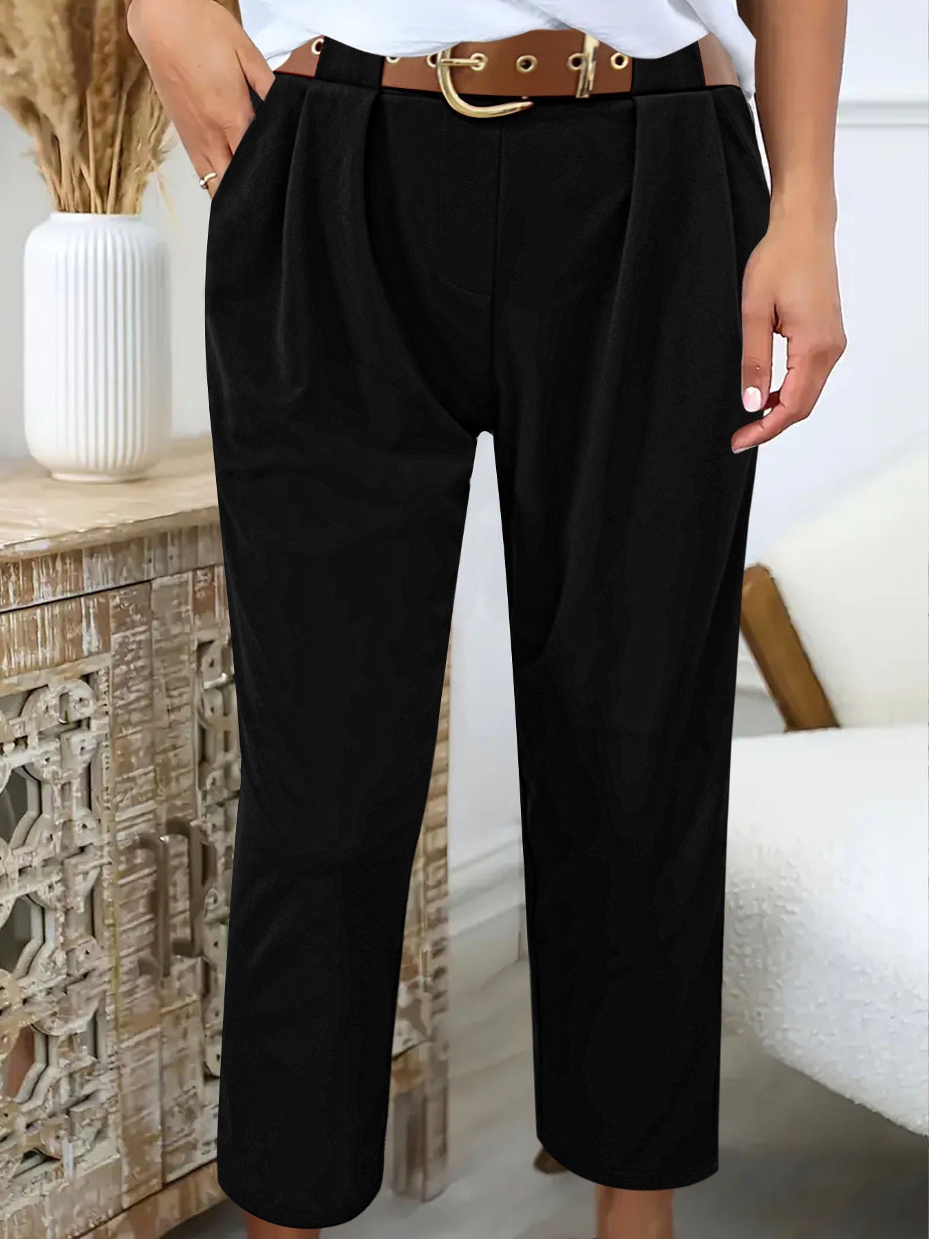 Dame elegant høj talje bukser Stilla