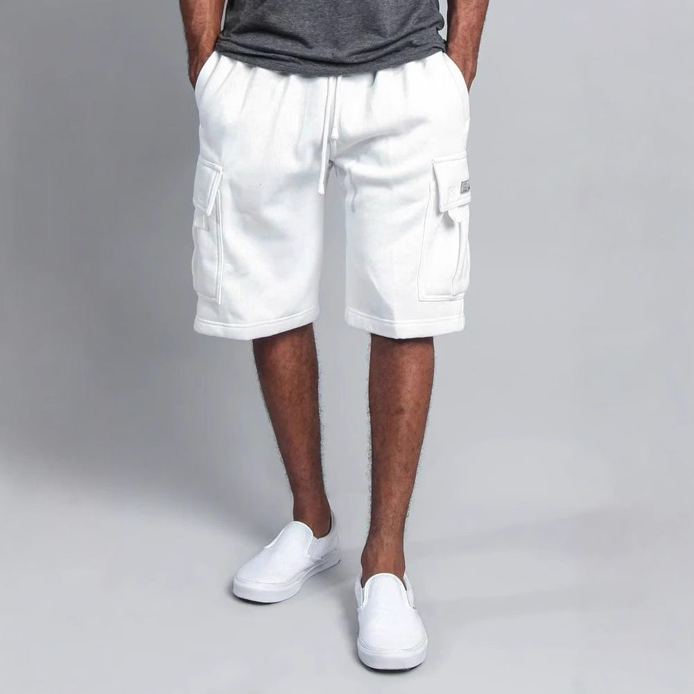 Herren cargo-shorts i åndbart materiale med praktiske lommer Stilla