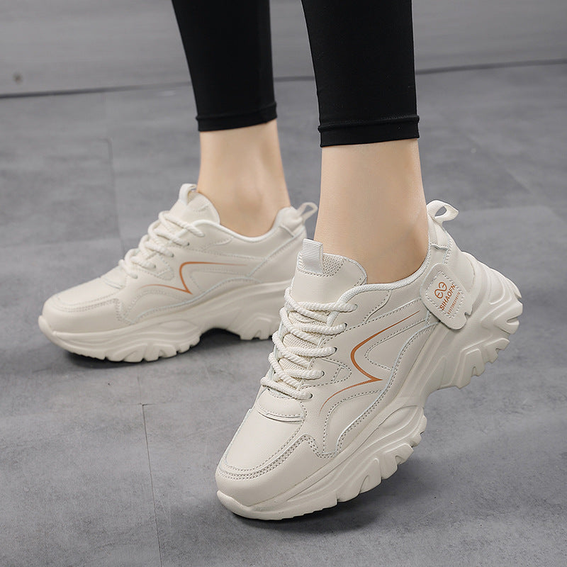 Dame Chunky Casual Sneakers med forbedret Dæmpning Stilla