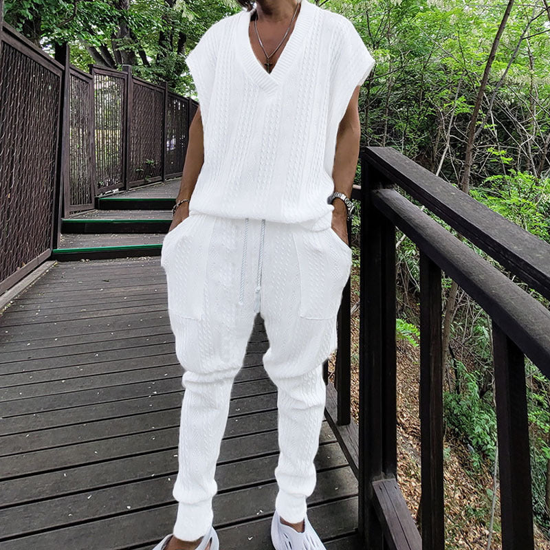 Dame afslappet fritids-sæt med høj krave og stilmønster Stilla