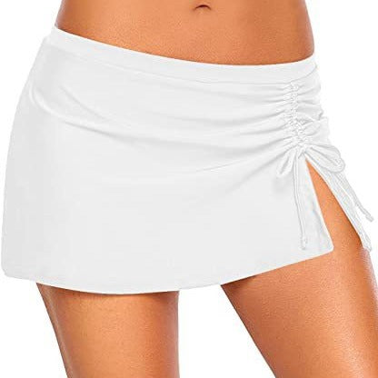 Dame Modische Badeshorts med siden Raff-detail Stilla