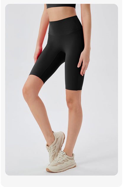 Stilla | Høj Talje Yoga Shorts Åndbare, Formende Fitness Shorts Til Kvinder