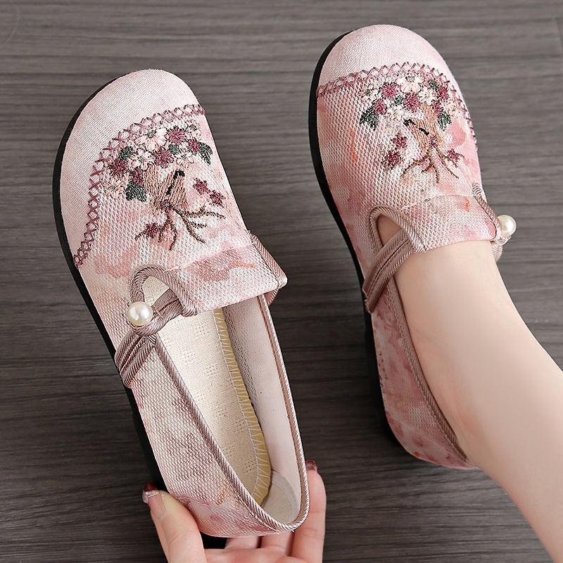 Femme broderede slippers Stilla