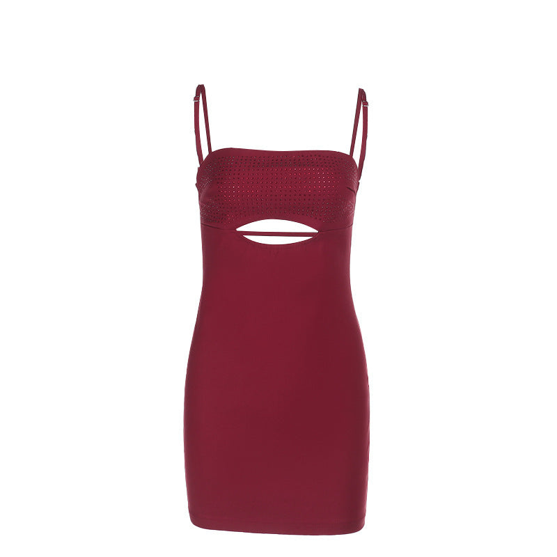 Dame Cut-Out Mini Bodycon Kjole Stilla