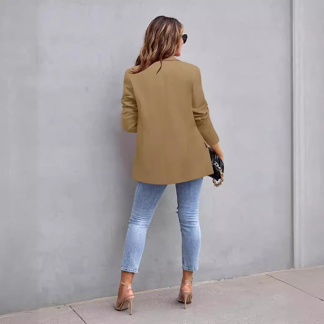 Dame Elegant Blazer med moderne snit og praktiske lommer Stilla