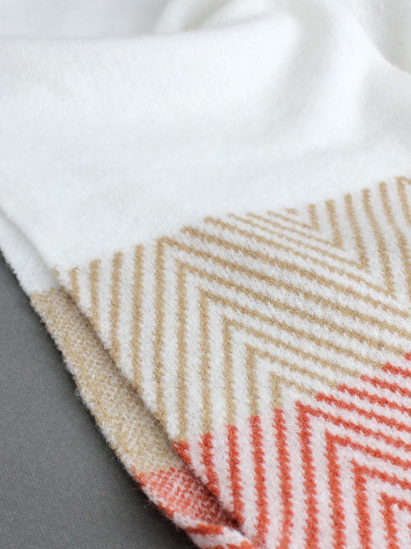 Dame afslappet cardigan med geometrisk mønster Stilla