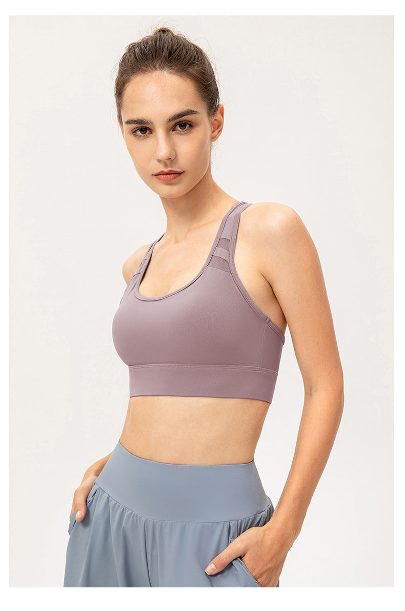 Stilla | Strength Én Delt Yoga Bh Justerbar Spænde Sportsveste, Stødabsorberende Løbe Træningsundertøj Til Kvinder