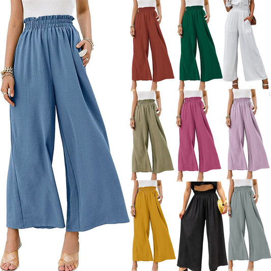Dame Bredbenet Culotte med elastisk Bund Stilla