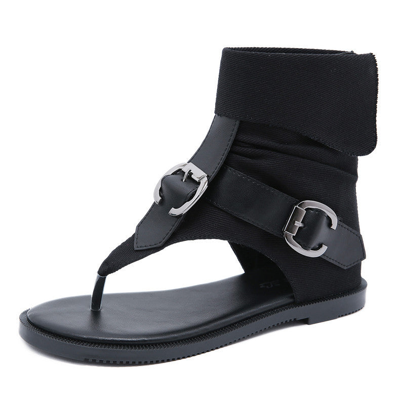 Dame åbne sandaler med stilfuld rem og glitrende spænder Stilla