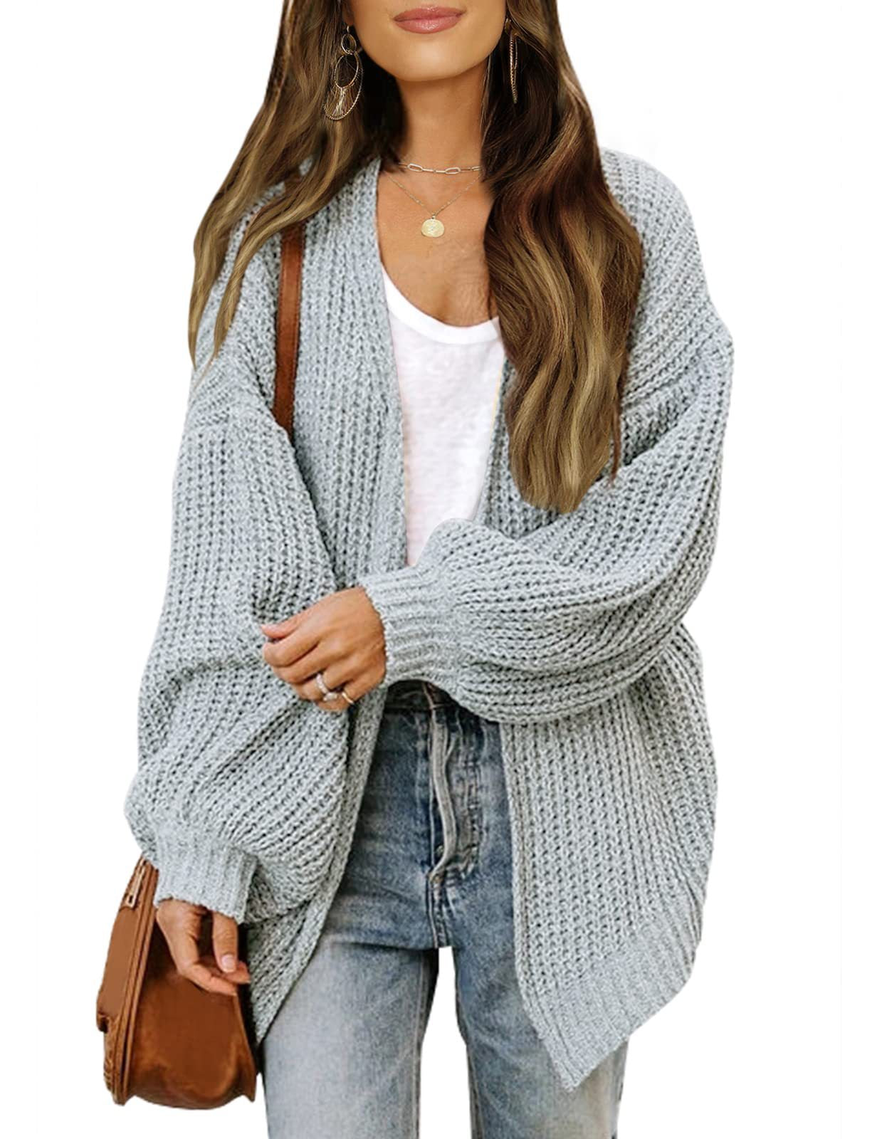 Femme Oversized Chunky Strikjakke Stilla