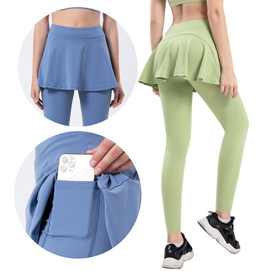 Dame Sporty Skorts med integrerede leggings Stilla