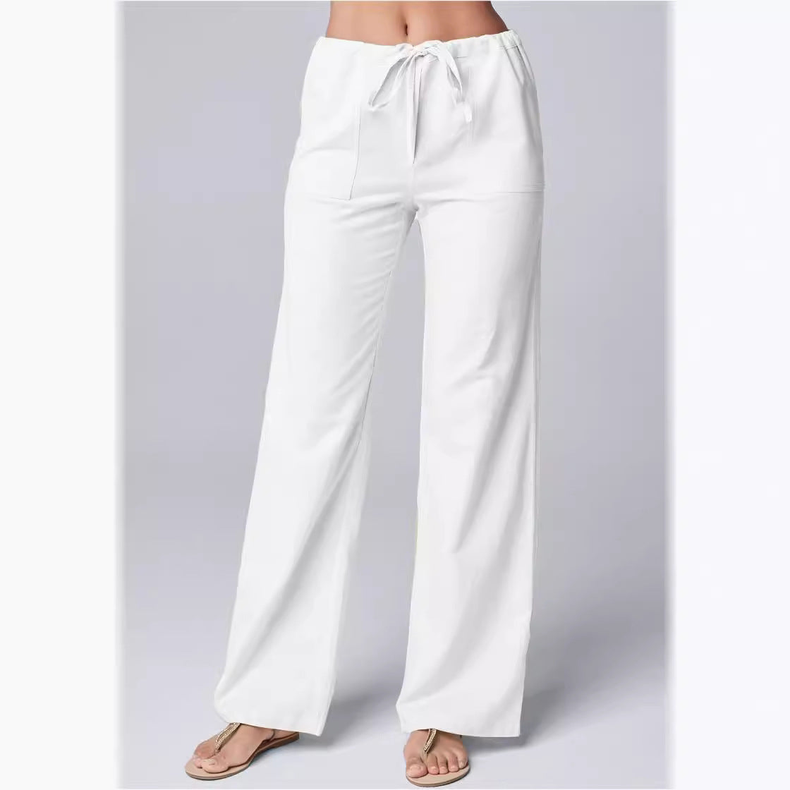 Dame Afslappet Bred Behagelig Bukser Stilla