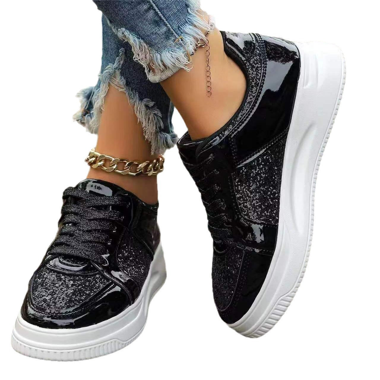 Dame Glamourøse Sneakers Stilla