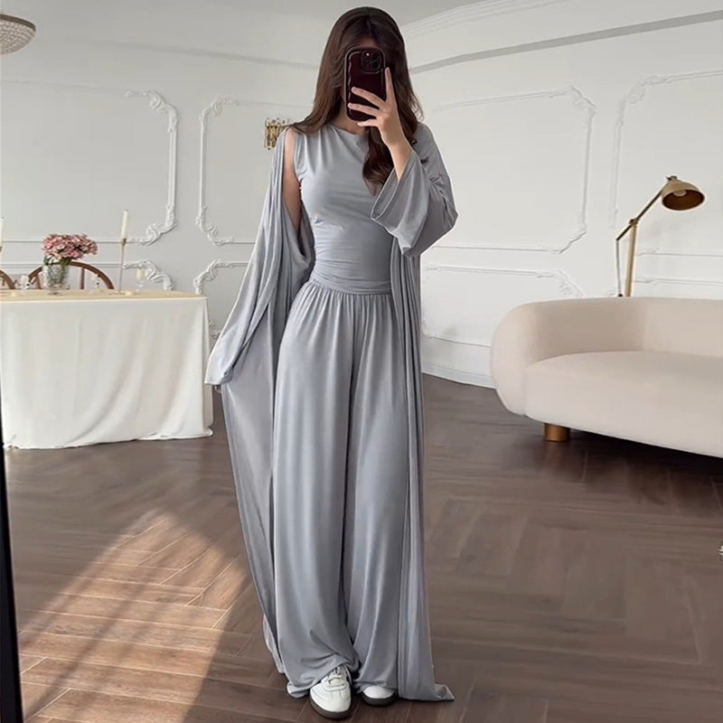 Dame jumpsuit med elegant overdel Stilla