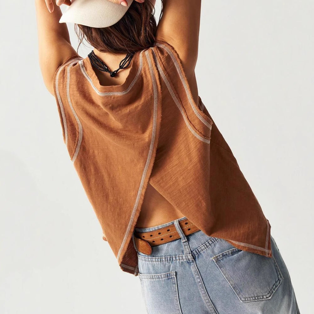 Dame afslappet oversized T-shirt Stilla