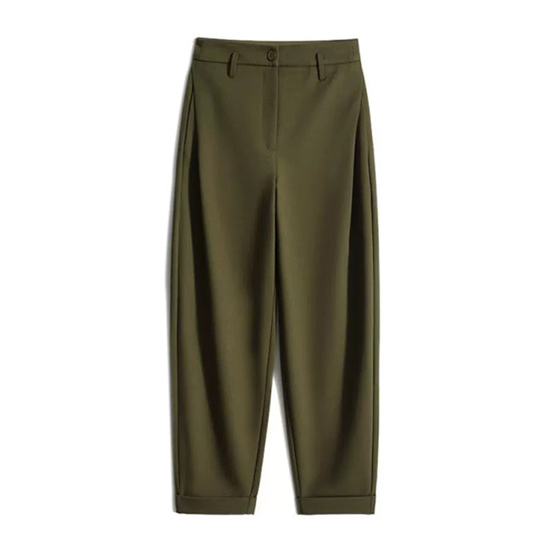 Dame elegant høj talje bukser med sidelomme detalje Stilla