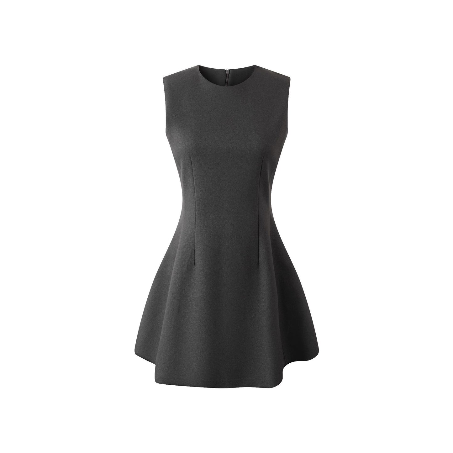 Dame A-linje kjole med elegant flatterende snit og skjulte lommer Stilla