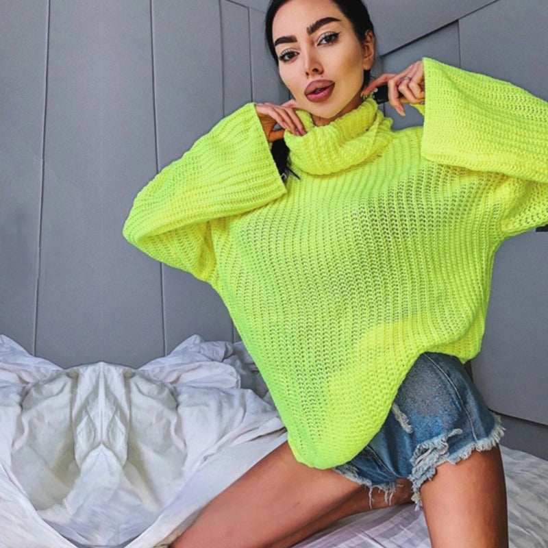 Dame Åben Ryg Strikjakke Stilla