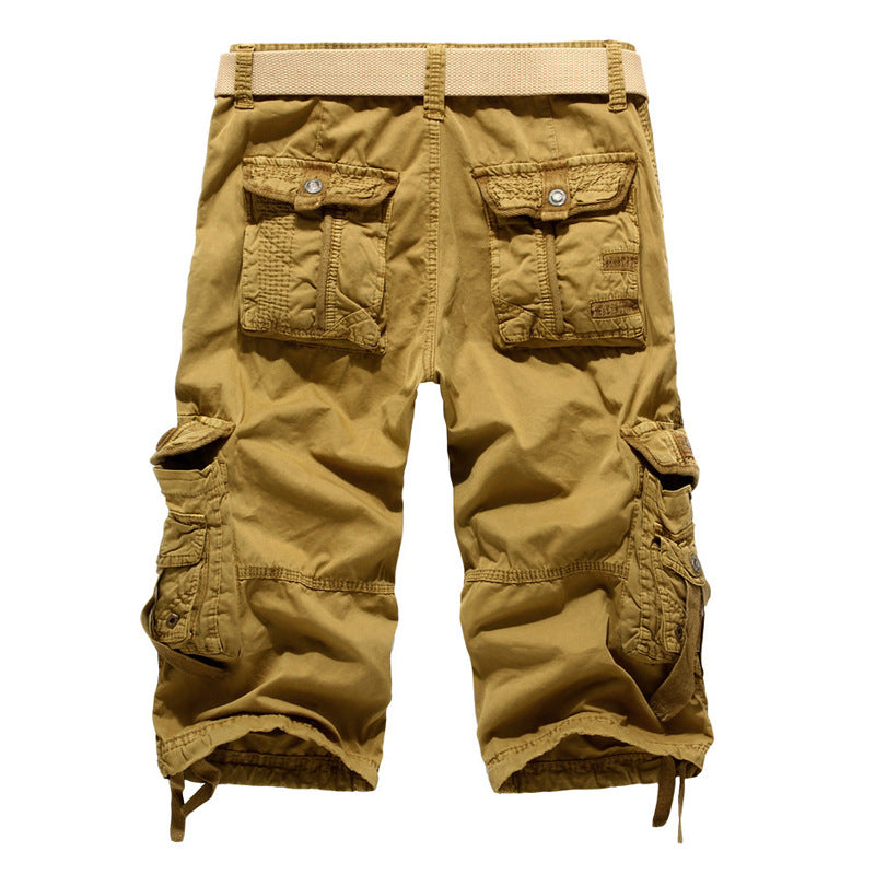 Herrer Cargo Shorts med flere lommer Stilla
