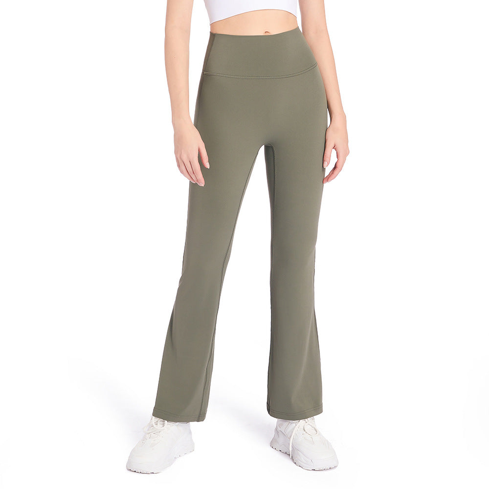 Dame Flared Leggings lavet af åndbart funktionsmateriale med høj talje Stilla