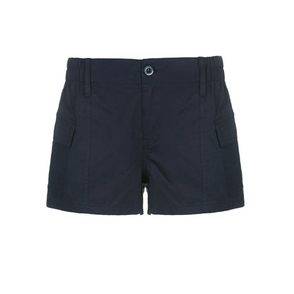 Dame Utility-shorts med praktiske lommer og elastisk linning Stilla