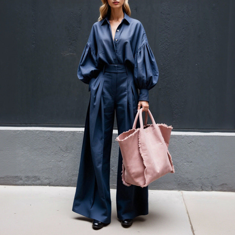 Dame skræddersyet smart knap jumpsuit Stilla