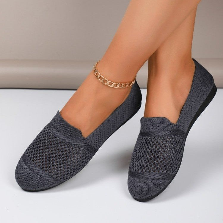 Dame Åndbare Sneakers med elastisk Inklusion Stilla