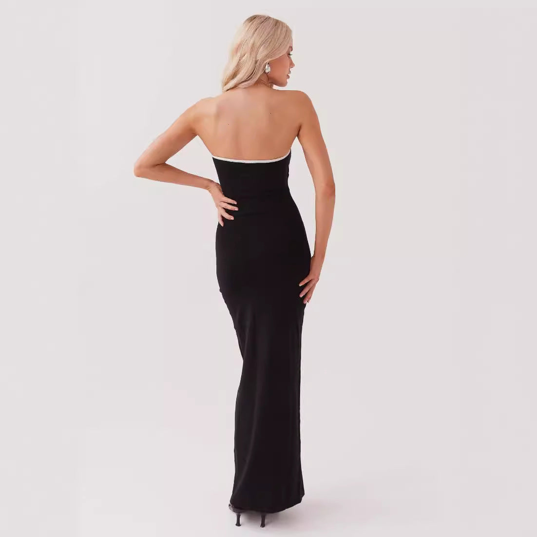 Dame Cut-Out Maxikjole Stilla