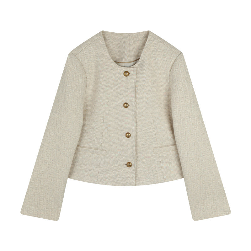 Dame elegant blazjakke med kvalitets knapdetaljer og komfortabel pasform Stilla