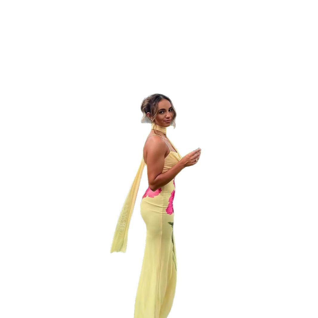 Dame elegant aftenkjole Stilla