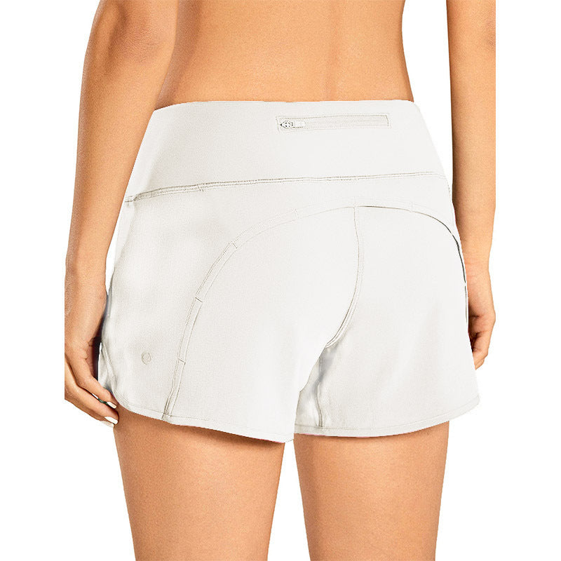 Dame Sporty shorts med højt talje lavet af åndbart materiale Stilla