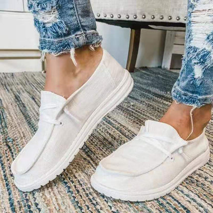 Damer behagelige Slip-On Sneakers med åndbart overmateriale og fleksibel sål Stilla