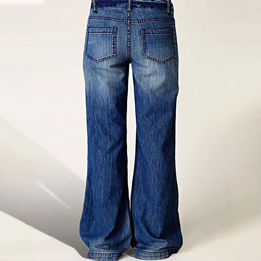 Dame Wide Leg Jeans Stilla