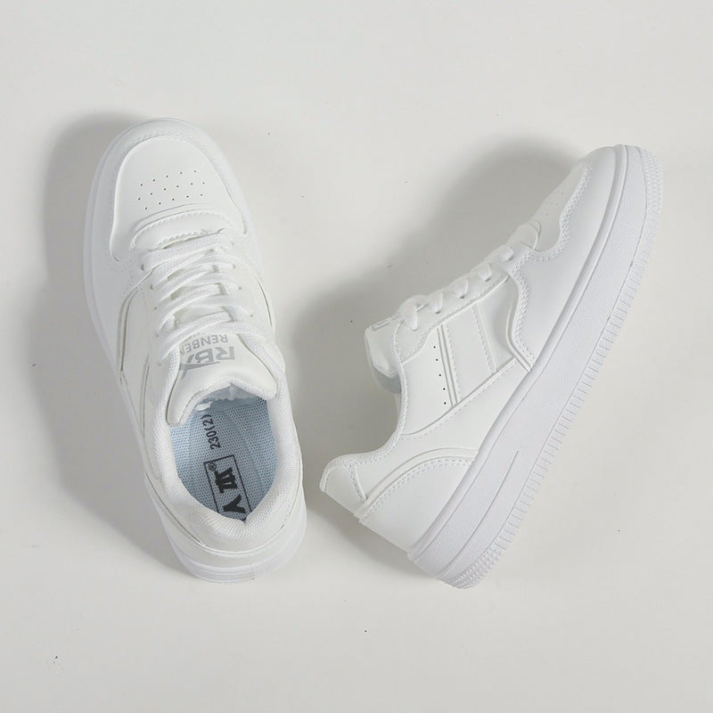 Dame mode sneakers i urban design med høj sål og åndbar struktur Stilla
