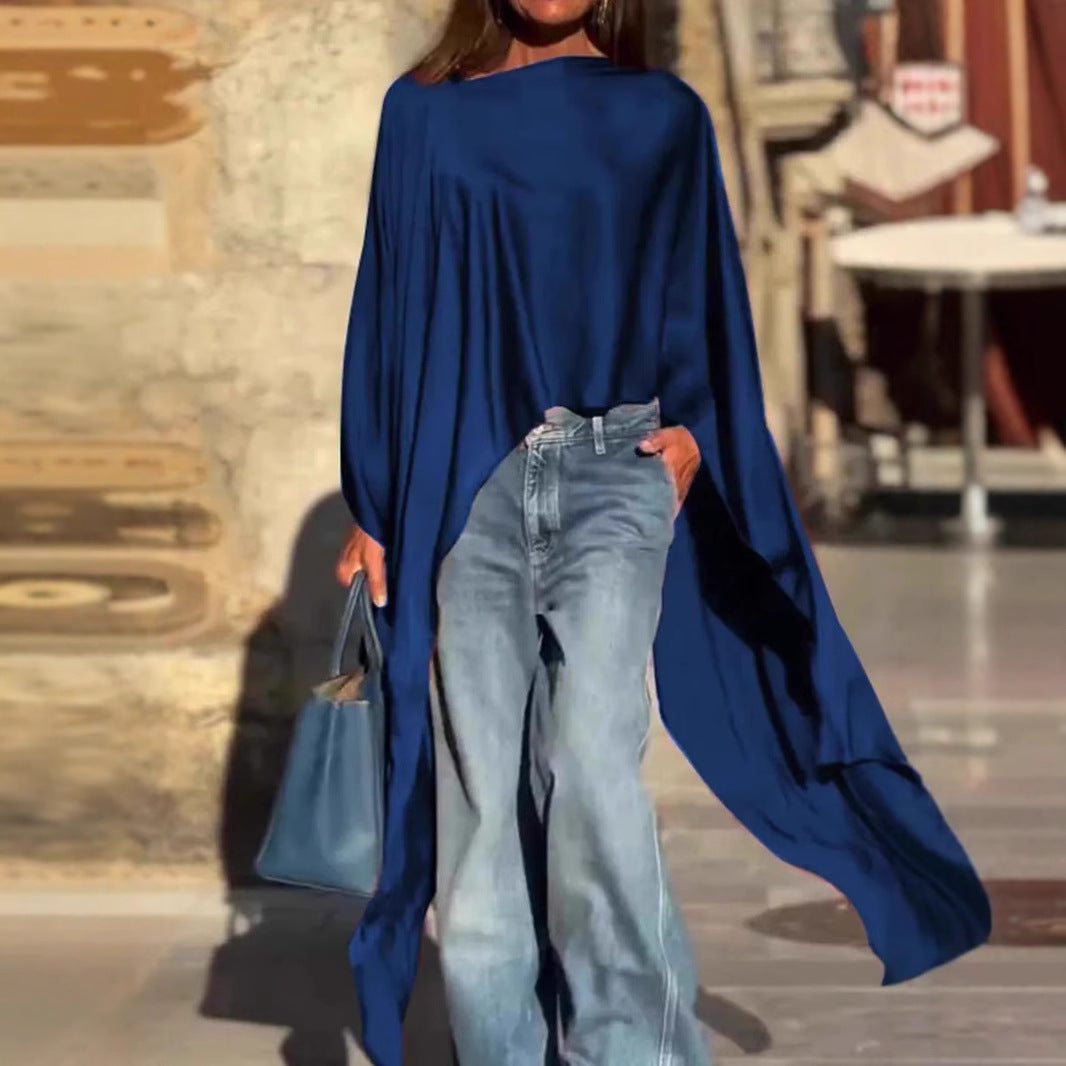 Dame Elegant kaftan-top med flydende ærmer Stilla