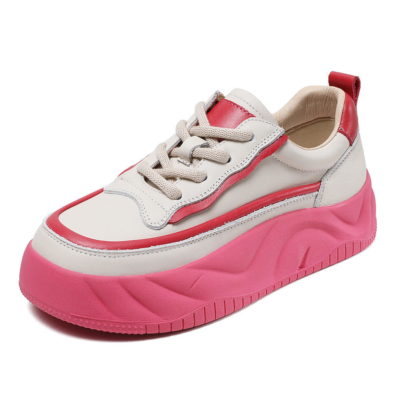 Dame Stilfulde Hævede Platform Sneakers Stilla