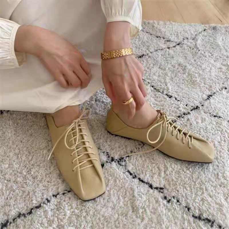 Femme mode snørebånd lædersko Stilla