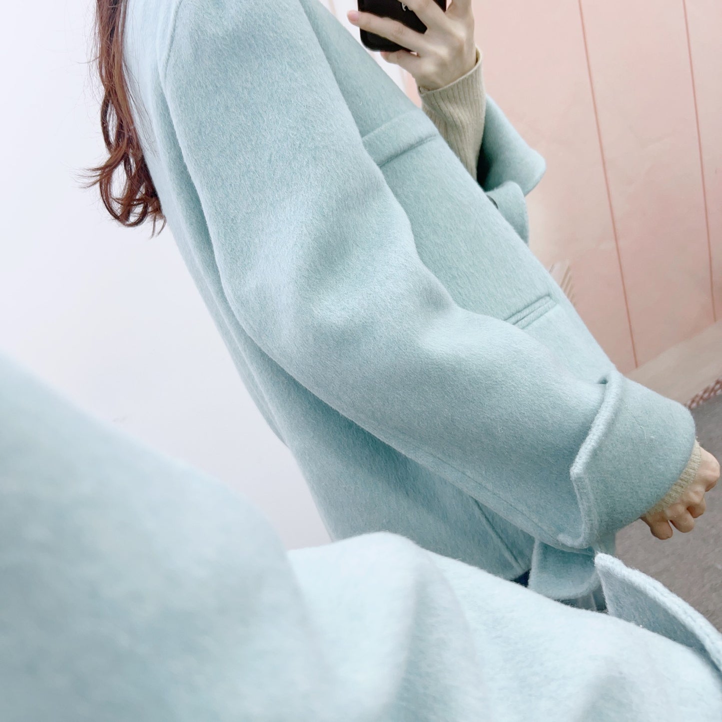 Dame elegant blazerjakke med dobbelt knaplukning og afslappet snit Stilla