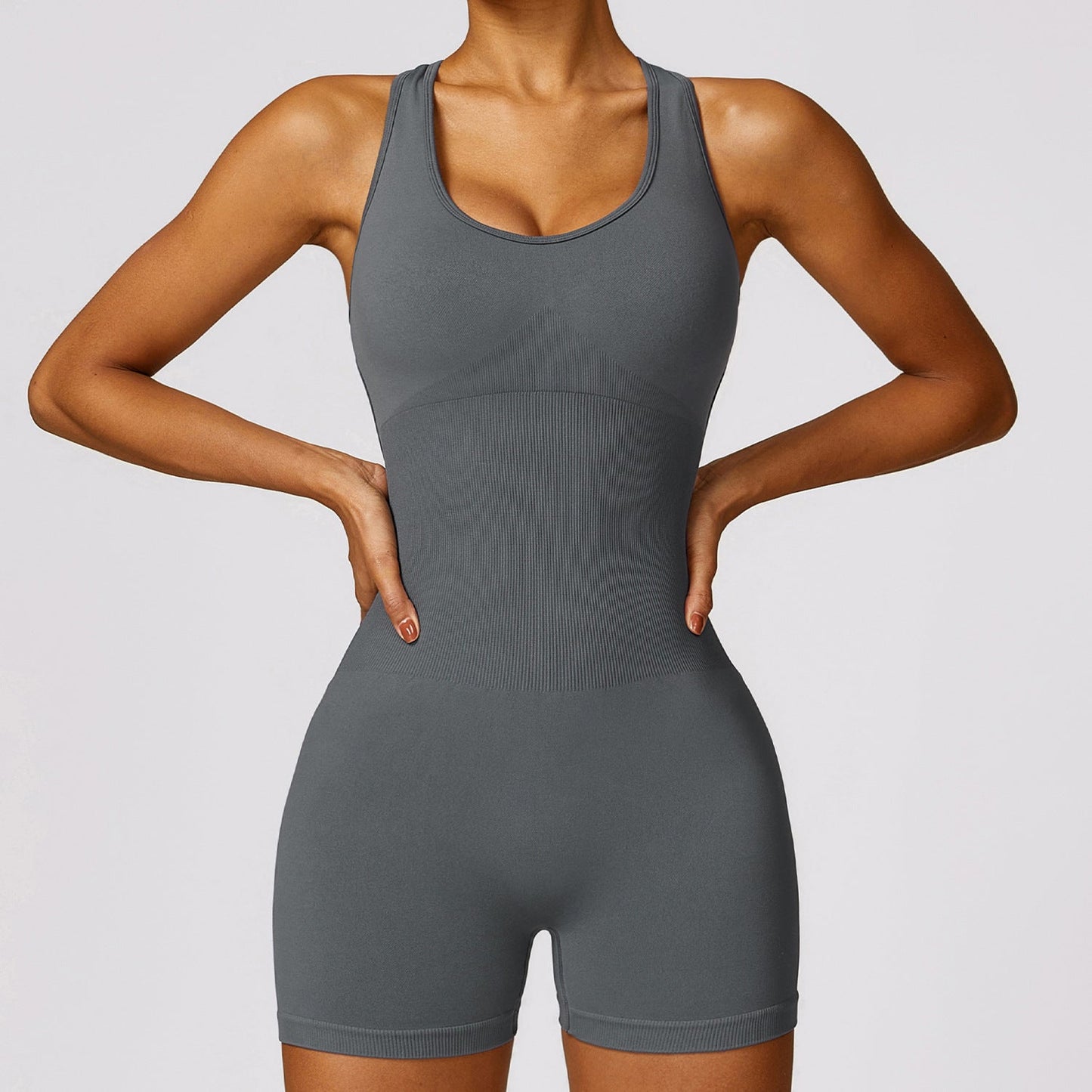 Stilla | Lifting Tight Back Yoga Bodysuit Hurtigttørrende Éndelt Sportsfitness Yoga Tøj