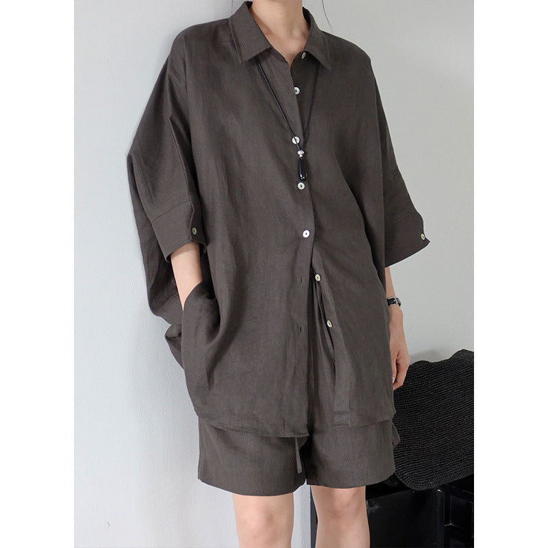 Dame afslappet skjorte med moderne snit og let materiale Stilla