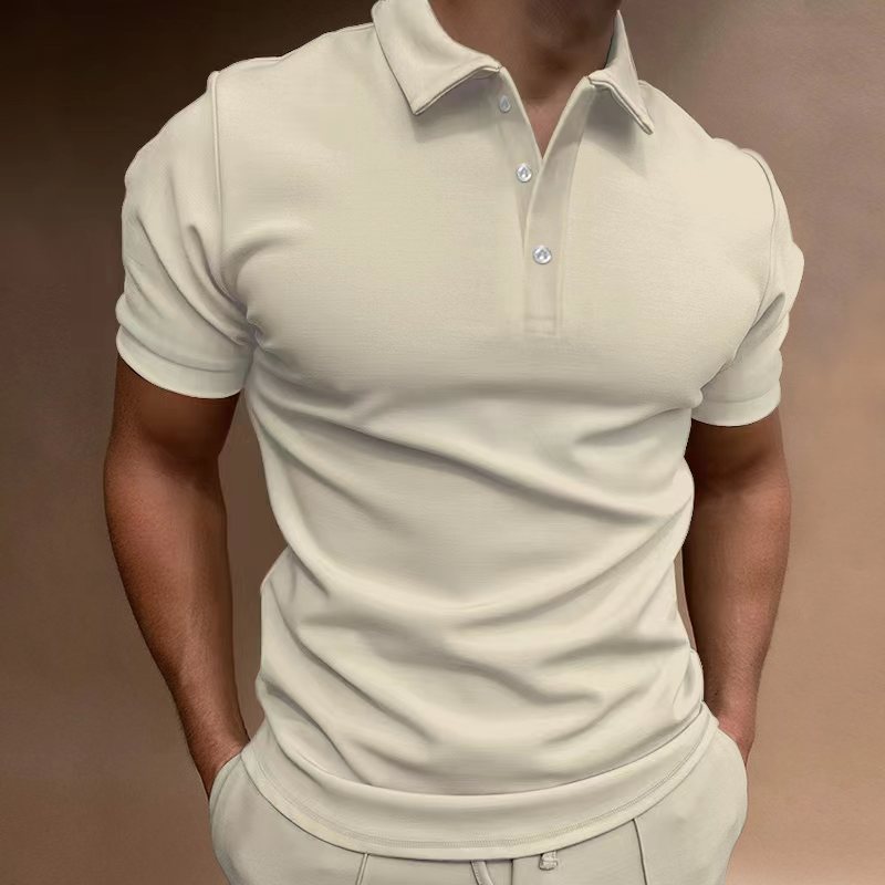 Herrer polo shirt med figursyet snit og åndbare egenskaber Stilla