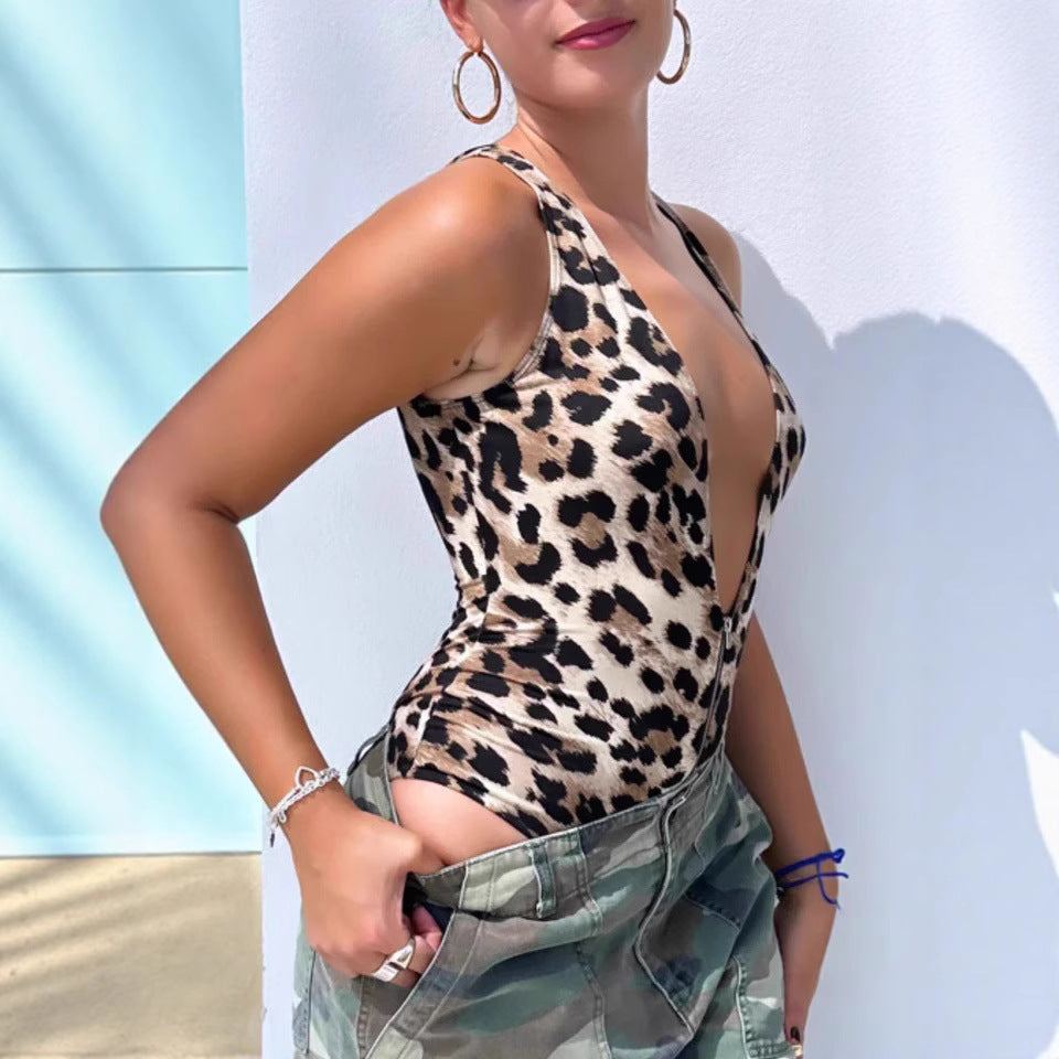 Dame dyremønster badedragt Stilla