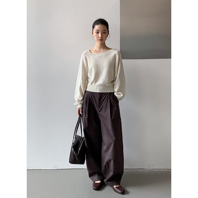 Dame afslappede cargo-bukser med sidelommer Stilla