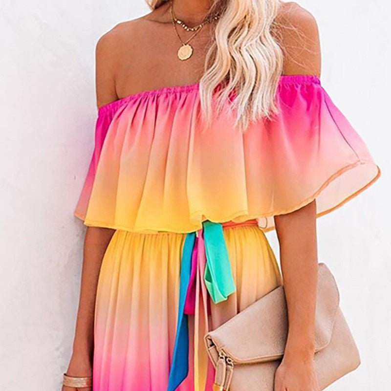 Stilla | Elegant Off-the-Shoulder Dress