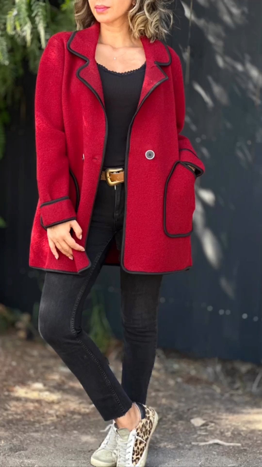 Stilla | Kvinders Uld Trench Coat Casual Blazer