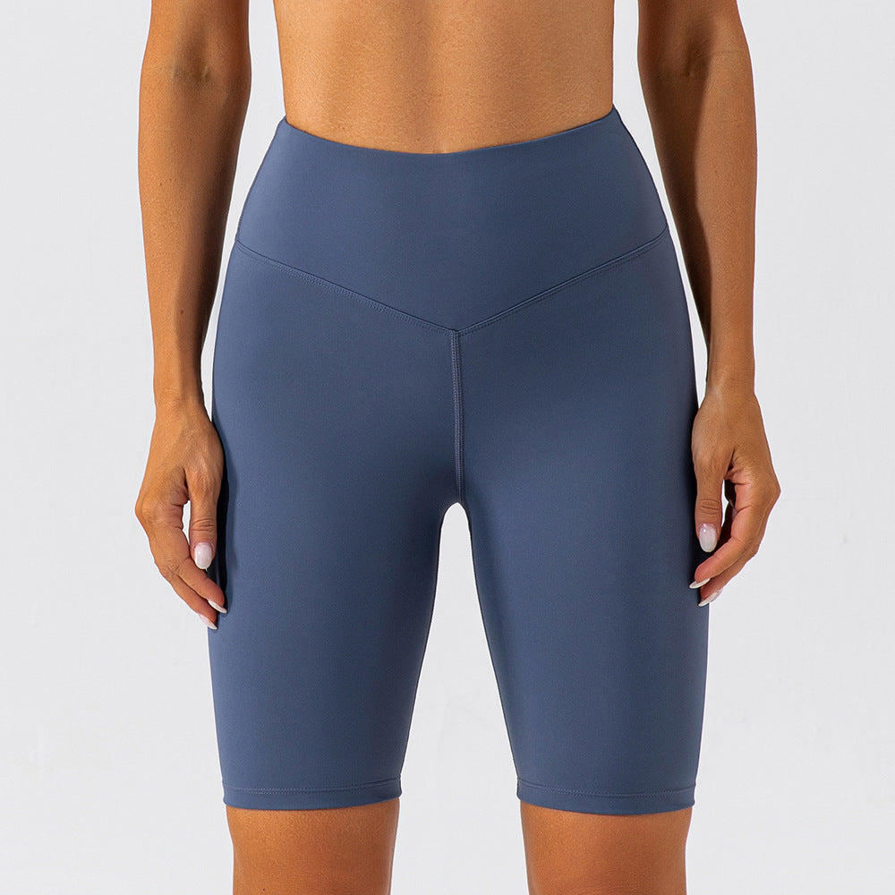 Stilla | High Waist Nude Feel Yoga Shorts Hip Lift, Hurtørrende Sports Cykelbukser