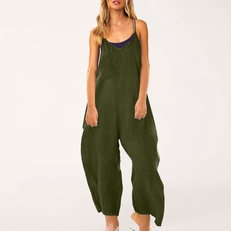 Dame Letvægts Uden Ærmer Jumpsuit Stilla