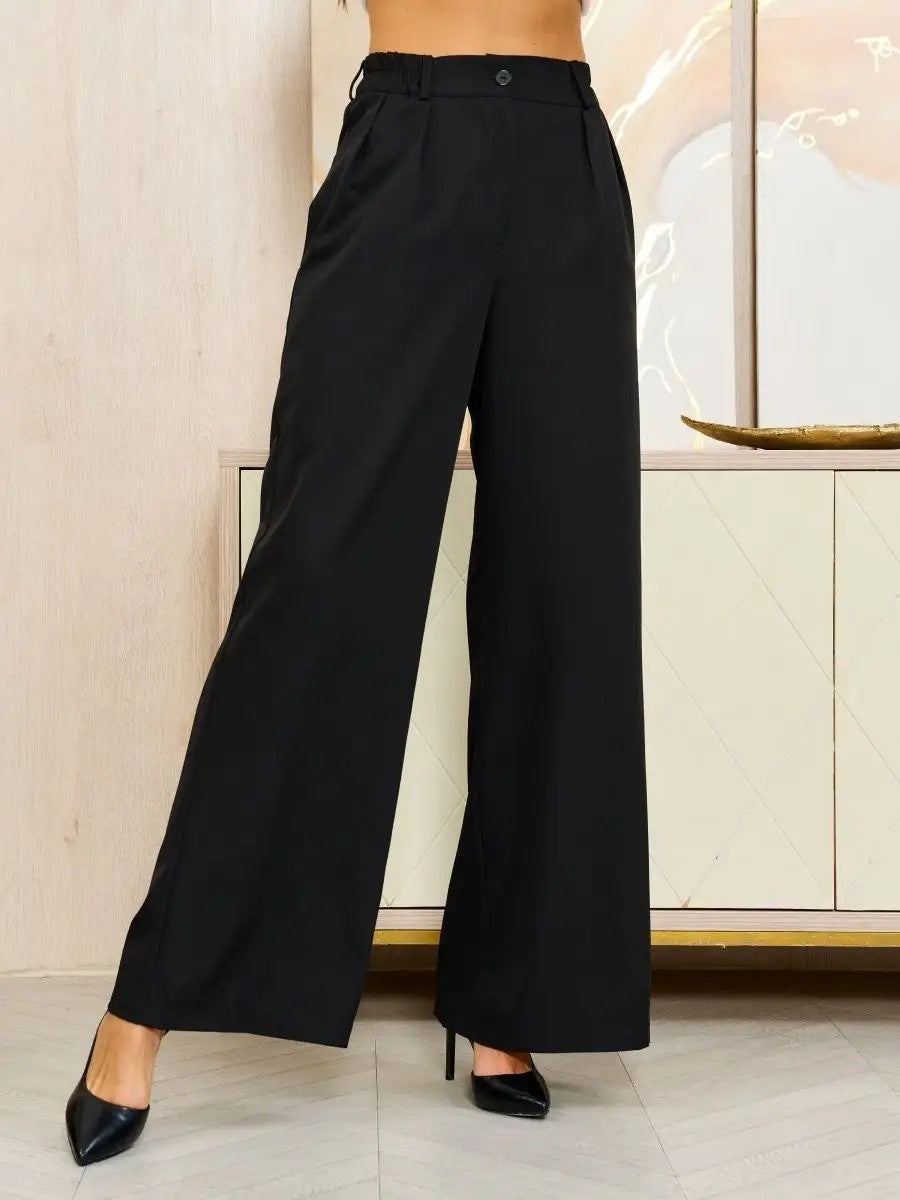 Dame elegant bluse med struktureret overflade og lange ærmer Stilla